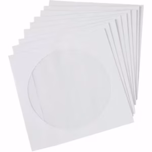 plicuri cd dvd din hartie alba 100buc saet