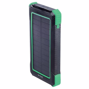 power bank 10000mah cu incarcare solara si wireless v tac sku 7835