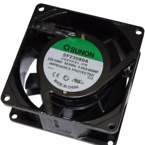 ventilator ac axial 230vac 80x80x38mm 31dba sunon sf23080a2083hslgn