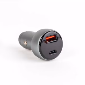 adaptor bricheta auto incarcare rapida usb c pd 30w usb a qc30 18w afisaj de tensiune 55025b mnc