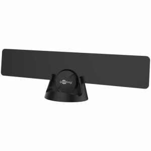 antena de interior full hd ultra plata 16dbi filtru gsm lte 4g dvb t dvb t2 activa goobay 67183