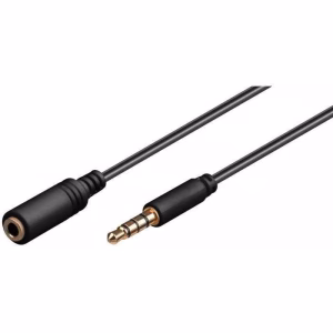 cablu audio aux jack 35 mm 4 contacte tata mama 2m goobay