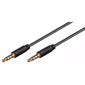 cablu audio aux jack 35 mm 4 contacte tata tata 3m goobay
