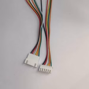 cablu cu conectori 6pini pas 254 mm mama si tata cu fire set 2buc