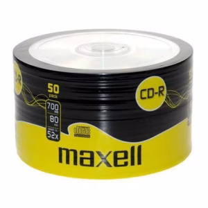cd r 700mb 52x 50buc pe folie maxell 62403640te