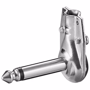 mufa 635 mm mono jack la 90 grade cu lipire metal zincat goobay 11040