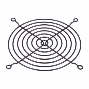 protectie ventilator metal 120x120mm pentru surub negru tqsolution fg 12 bk
