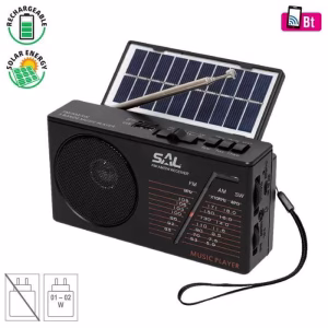 radio hibrid solar si acumulator 37v bluetooth usb sd sal rph 1