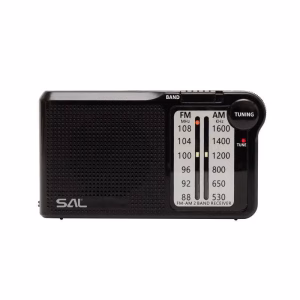 radio portabil am fm 2x aa negru sal rpc5