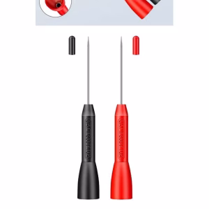 adaptor pentru cablurile tester multimetru set 2buc rosunegru tester3