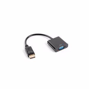 adaptor displayport v11 mufa tata la vga soclu mama 02m 1080p lanberg ad 0002 bk