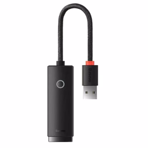 adaptor retea baseus lite usb 20 la rj45 10 100mbps cu led wkqx000001
