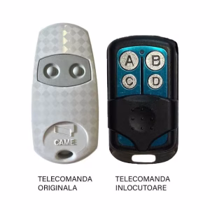 telecomanda poarta garaj 2 butoane cod fix frecventa 43392mhz came top 432ee compatibila cu originalul 804