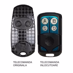 telecomanda poarta garaj 2 butoane cod fix frecventa 43392mhz came top 432ev compatibila cu originalul 805
