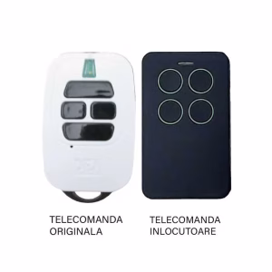 telecomanda poarta garaj 4 butoane cod saritor frecventa 43392mhz dea gti4 compatibila cu originalul 810 4