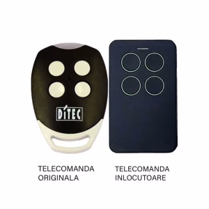 telecomanda poarta garaj 4 butoane cod saritor frecventa 43392mhz ditec gol 4c compatibila cu originalul 811