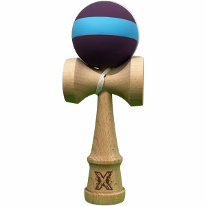 jucarie originala kendama x flippy profesionala din lemn 18 cm mov albastru main 68a5ca4a5c48f