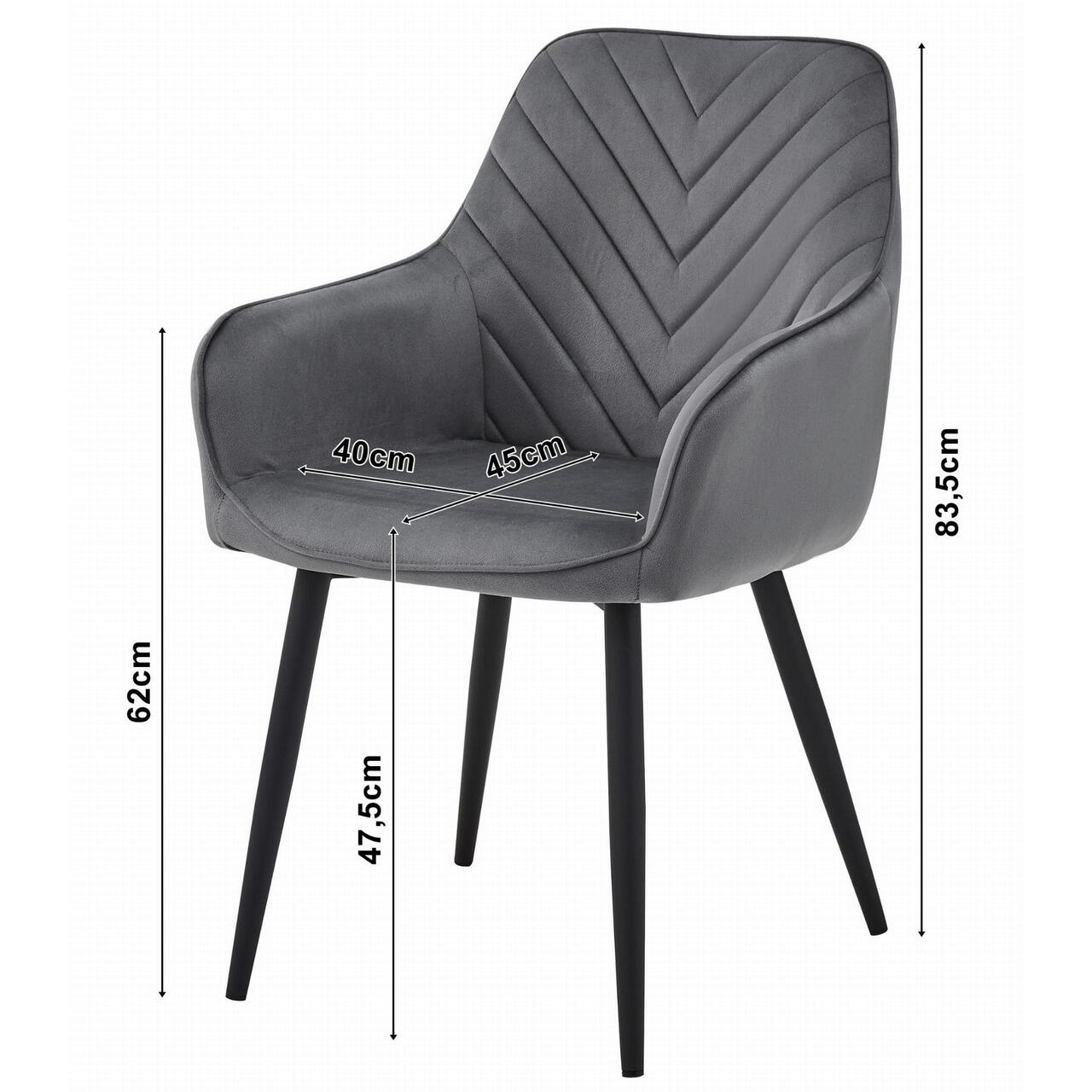 Scaun stil fotoliu bucatarie/living, Artool, Nana, catifea bej, picioare metal negru, 54x61x83.5 cm 6 Scaun stil fotoliu bucatarie/living, Artool, Nana, catifea bej, picioare metal negru, 54x61x83.5 cm - imagine 6